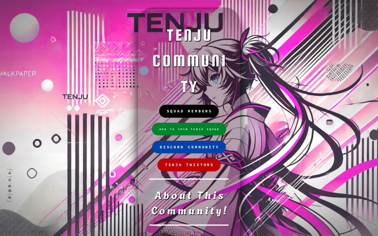 Tenju Website
